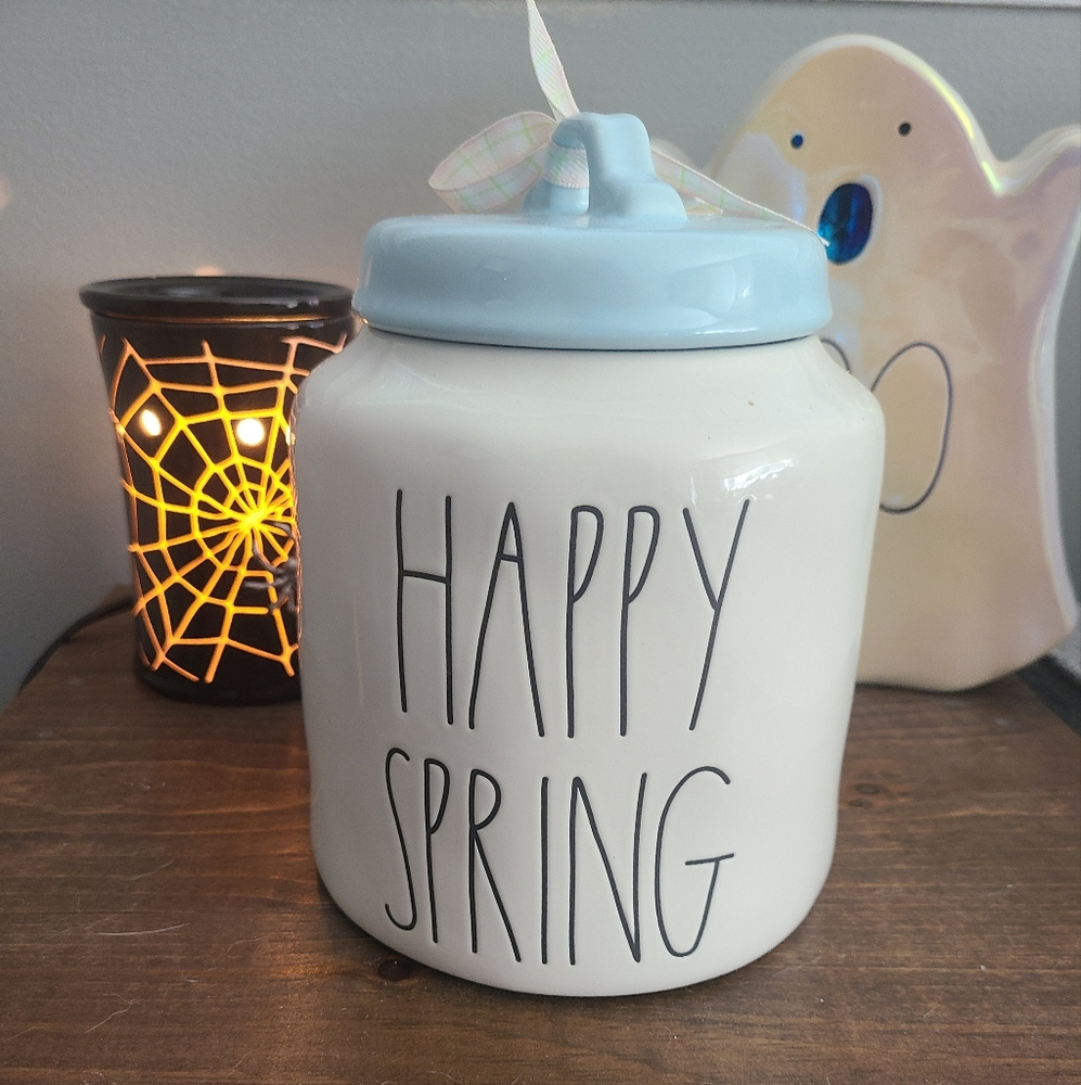 Rae Dunn Happy Spring Canister
